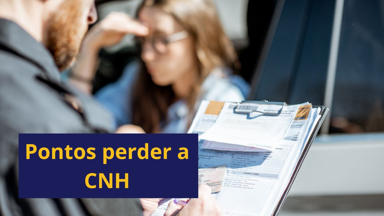 quantos pontos perde a cnh