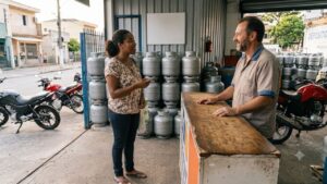 Auxílio Gás como retirar a recarga gratuita